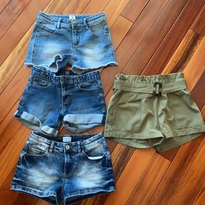 4 item package of shorts